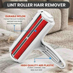 Reusable Pet Hair Removal Roller | Lint Remover for Dog & Cat Fur | Self-Cleaning Pet Hair Cleaner for Clothes, Sofa & Car