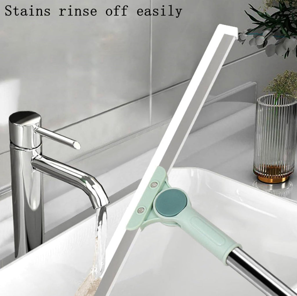 180° Rotating Magic Silicone Glass Wiper | Adjustable Window Cleaning Squeegee | Streak-Free Cleaner for Glass, Mirrors, Bathroom & Car