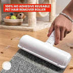 Reusable Pet Hair Removal Roller | Lint Remover for Dog & Cat Fur | Self-Cleaning Pet Hair Cleaner for Clothes, Sofa & Car