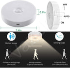 Rechargeable Motion Sensor LED Night Light | USB Rechargeable Magnetic Wireless Light for Bedroom, Wardrobe, Kitchen & Stairs