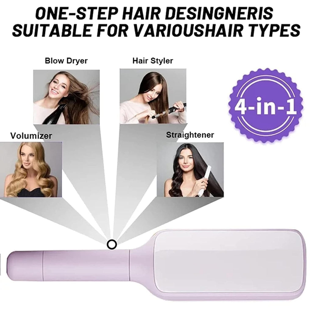 Self-Cleaning Hair Brush for Women | One-Click Hair Removal Massage Comb | Anti-Static Detangling Hair Brush