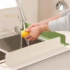 Buy 1 Get 1 Free | 48 CM Silicone Kitchen Sink Splash Guard – Self-Adhesive Waterproof Water Splash Barrier for Countertop Protection